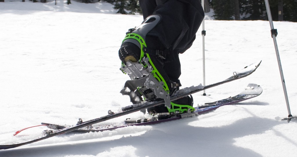 Crampons in use