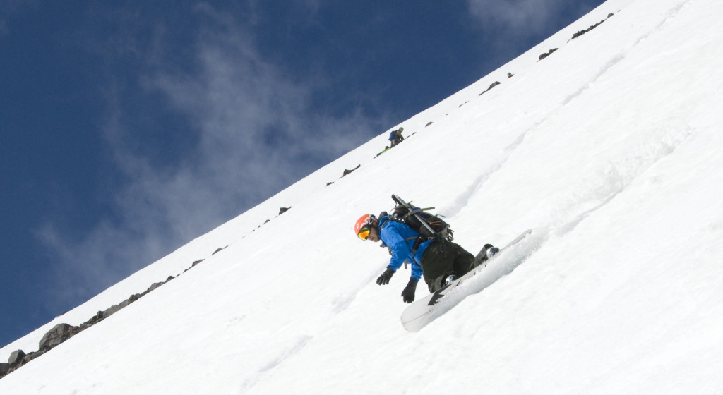 Tyler ripping the steeps