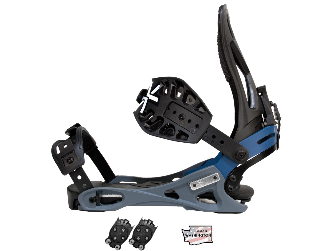 surf style snowboard bindings